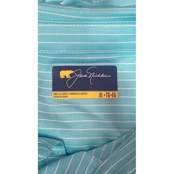 Jack Nicklaus Men's Golden Bear‎ Polo Golf Short Sleeve Stretch Size XL  NWT - Picture 5 of 8